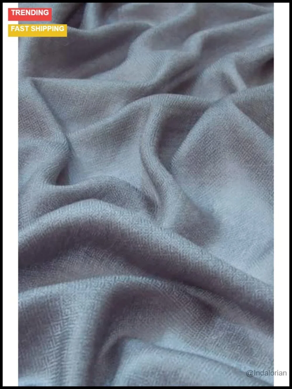 Luxurious Merino Wool Silk Pashmina Shawl - Soft, Long, Gift Box